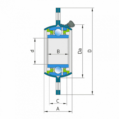 Подшипниковый узел GWST 209 PPB13 FKL