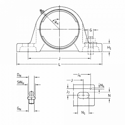 Подшипниковый корпус SY 506 M SKF
