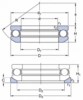 Подшипник 38211 NIS