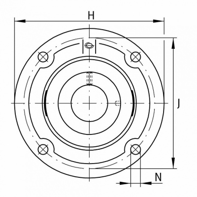 Подшипниковый узел RFE 50-N KMR