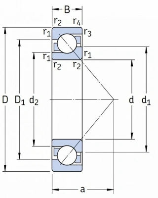 Подшипник 7316 BEP SKF