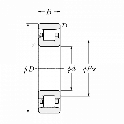 Подшипник NSF2952CV C3 ZKL