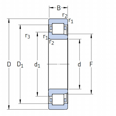 Подшипник NJ 2205 ECP SKF