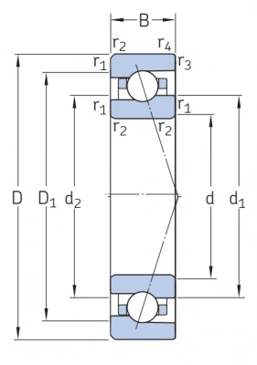 Подшипник 706 CE/HCP4ADGA SKF
