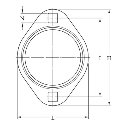 Корпус подшипника PFT 47 KMR