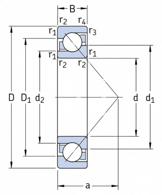 Подшипник 7316 BECBM SKF