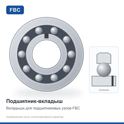 Подшипник 1580207 АС17 FBC