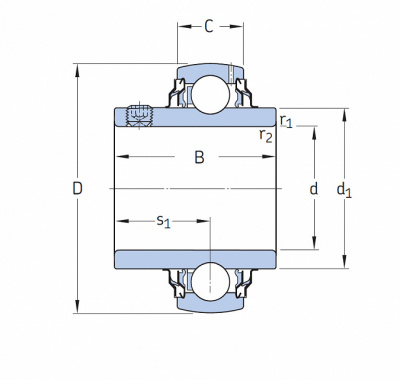 Подшипник YAR 212-2RF SKF