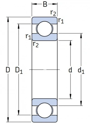 Подшипник 6026/C4 SKF