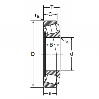 Подшипник 27911 А FBC
