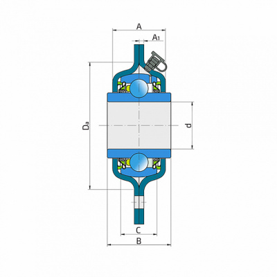 Подшипниковый узел GWST 211 PPB45 FKL