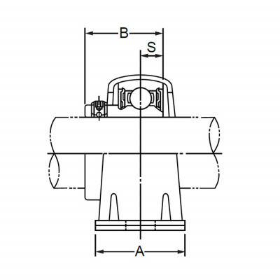 Подшипниковый узел ASPP 205-100 (ASPP 205-16) NIS Y