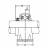Подшипниковый узел ASPP 205-100 (ASPP 205-16) NIS Y