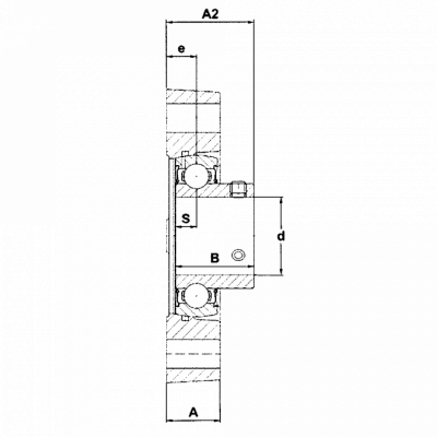 Подшипниковый узел ESFD 205 CN SNR