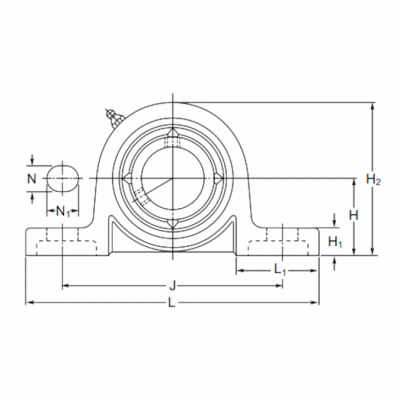 Подшипниковый узел UCP 316 FBC