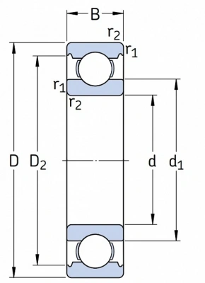 Подшипник 6202/VA201 SKF