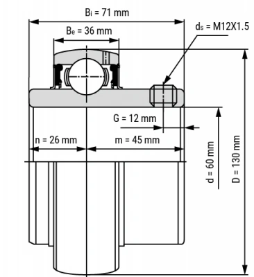 Подшипник RB 207 C ISB