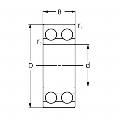Подшипник 4208 BTNG C3 NSK