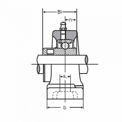 Подшипниковый узел UCP 205-16 ASAHI