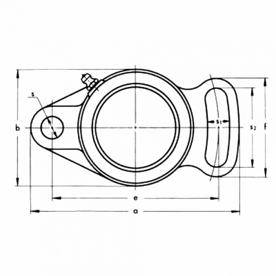 Подшипниковый корпус FA 205 (ASAHI) ASAHI
