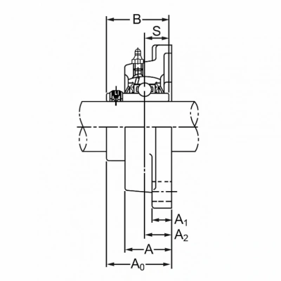 Подшипниковый узел MUCFPL 205 SB NIS Y1