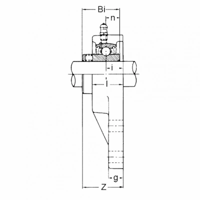 Подшипниковый узел UCFB 205 DXP