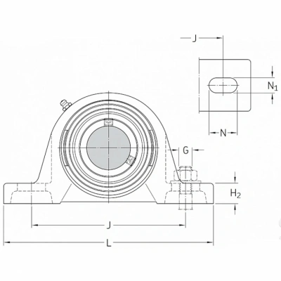 Комплект UCP 211-32 SKF