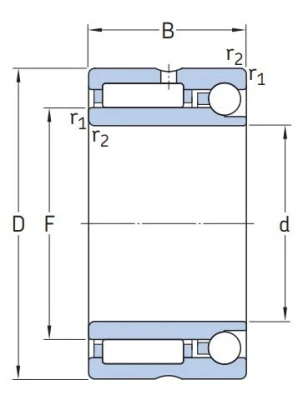 Подшипник NKIA 5906 SKF