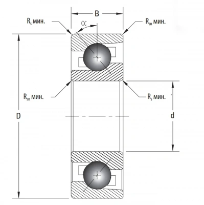 Подшипник 7203 BTN1 TIMKEN