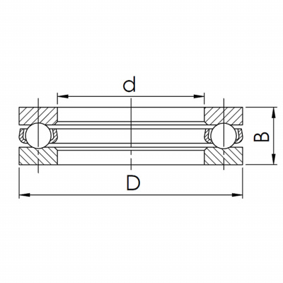 Подшипник 8101 Т (51101 Т) CRAFT-NEUTR