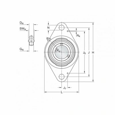 Подшипниковый узел FYTJ 25 TF SKF