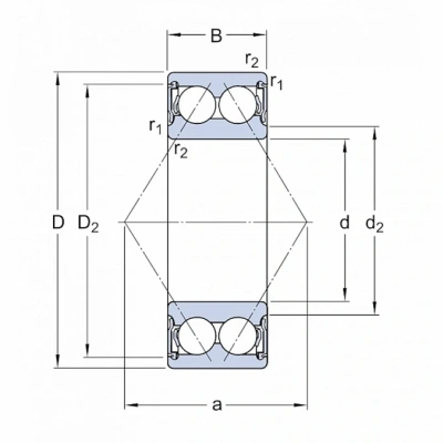Подшипник 3205 2RS ZWZ