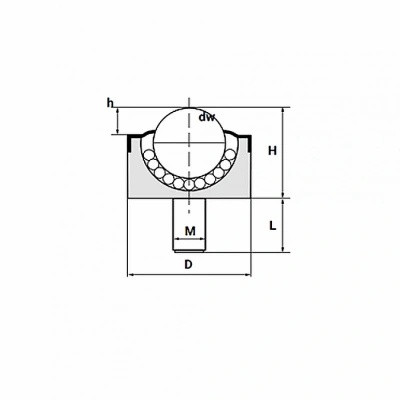 Шариковая опора SP 15 BNF TECHNIX
