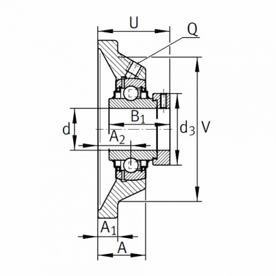 Подшипниковый узел TCJ 70 XL-I INA