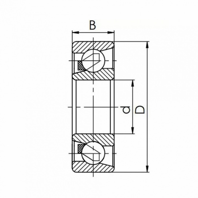 Подшипник 7206 A FBC