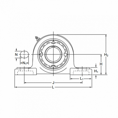 Подшипниковый узел UKP 311 TECHNIX