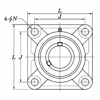 Подшипниковый узел UCF 210 FKD