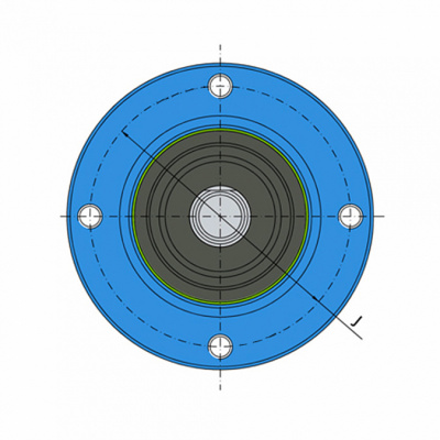 Ступица режущего узла IL25-85/4T-M16-T FKL