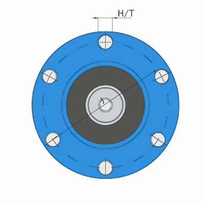 Ступица режущего узла IL40-100/6T-M20X1.5 FKL