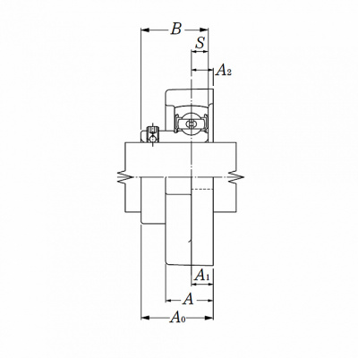 Подшипниковый узел ASFB 204-012 D1 (ASFB 204-12) NIS Y