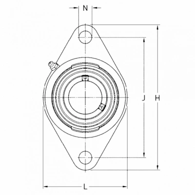 Подшипниковый узел FYTB 15 TF SKF