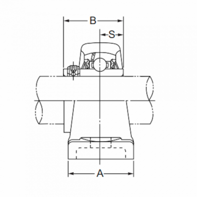 Подшипниковый узел UCP 316 FBC