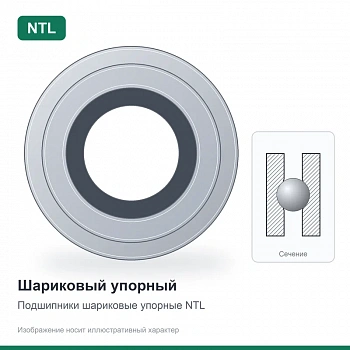Подшипник 108710 NTL