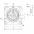 Подшипниковый узел FY 50 WF KMR ГОСТ, ISO Подшипниковый узел FY 50 WF KMR