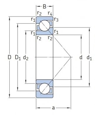 Подшипник 7313 BECBM SKF