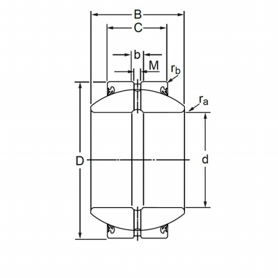 Подшипник GEH 100 ES 2RS DXP