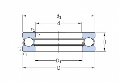 Подшипник BA 9 SKF