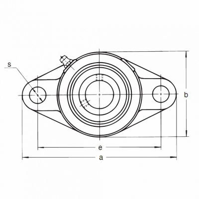 Подшипниковый узел UCFL 202 ASAHI