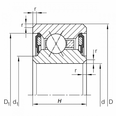 Подшипник FPXU 800-2RS1 SKF