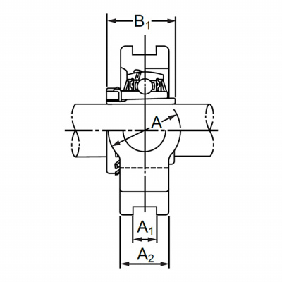 Подшипниковый узел UKT 209 D1 NIS Y